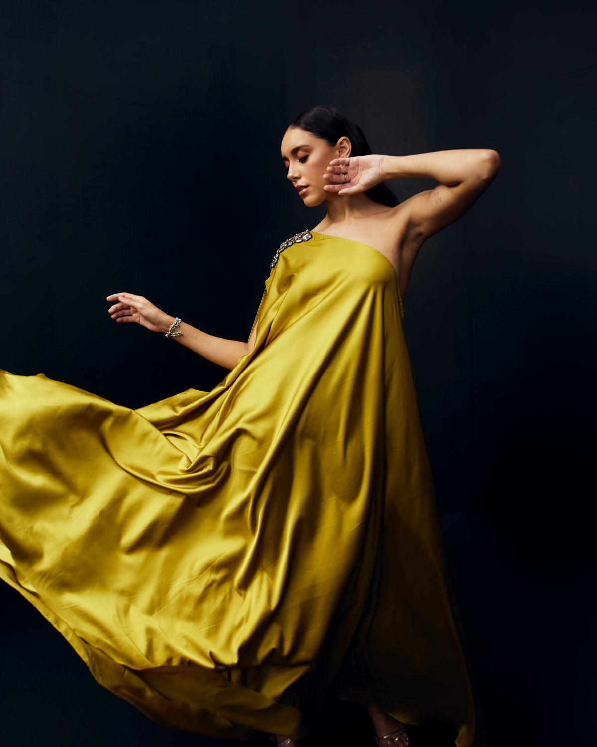 Serene Off-shoulder Dress