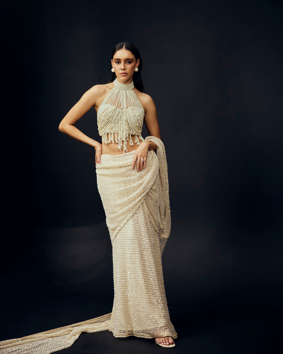 Odette Pearl Saree