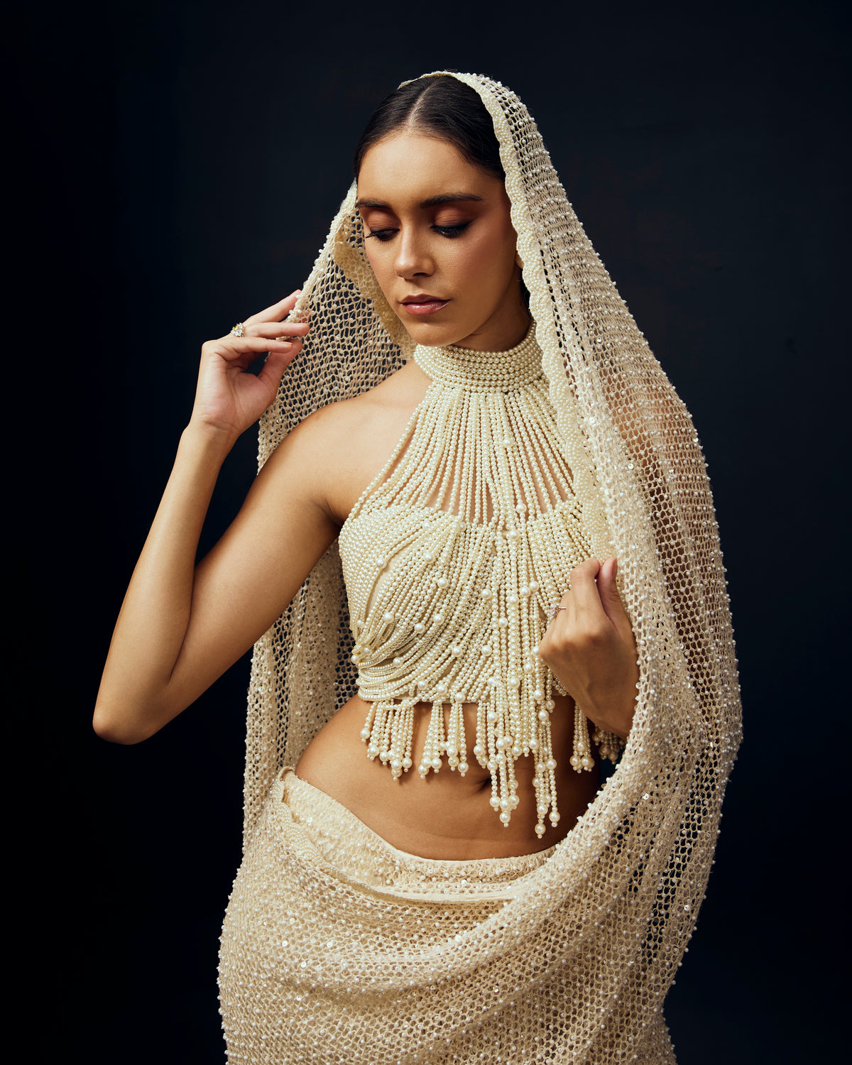Odette Pearl Saree