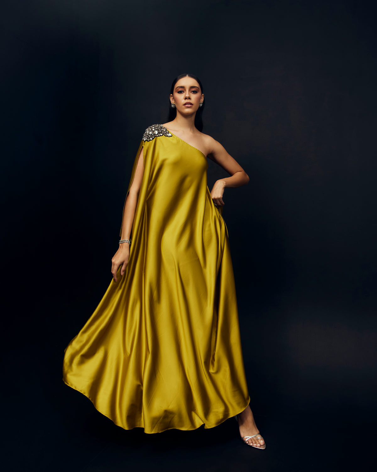 Serene Off-shoulder Dress