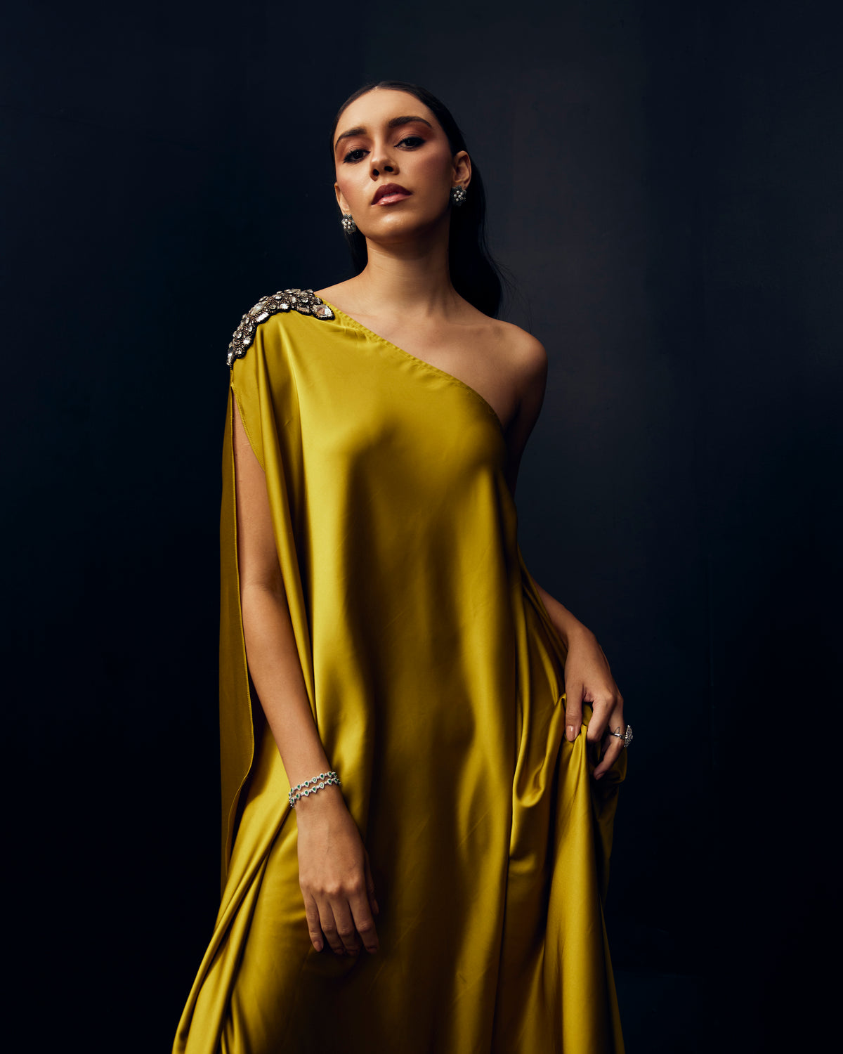 Serene Off-shoulder Dress
