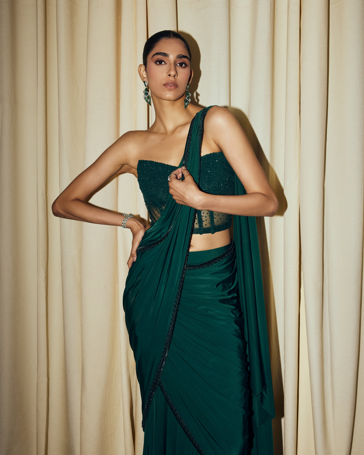 Emerald Saree